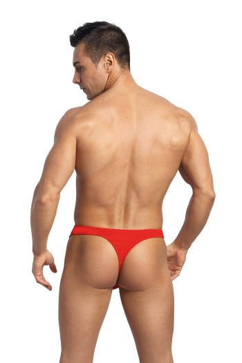 Herren String 052500 rot - S