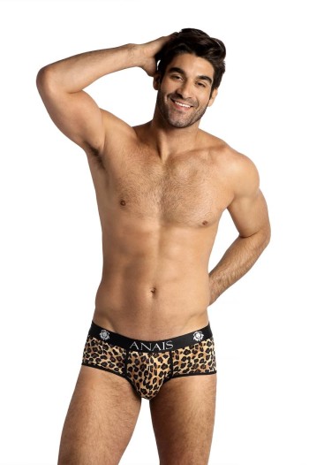 Herren Brief Shorts 052816 Leopard - XL