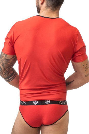 Herren T-Shirt 053508 rot - L