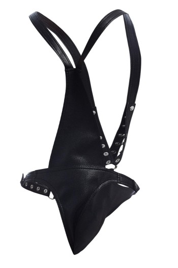 schwarzer Dungeon Body-Harness BL4CK07 - OS