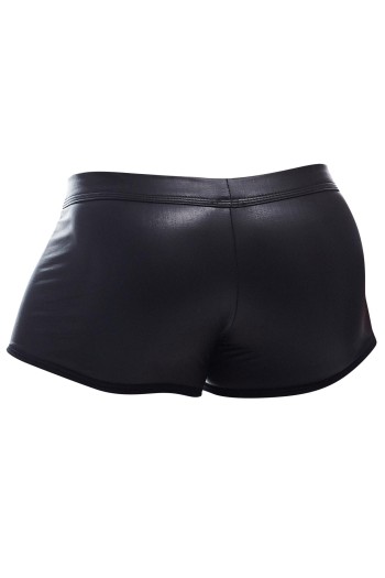 schwarzer Wetlook Boxer BL4CK02 - S