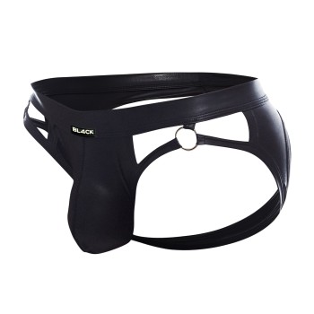 schwarzer Wetlook Jockstrap BL4CK02 - S