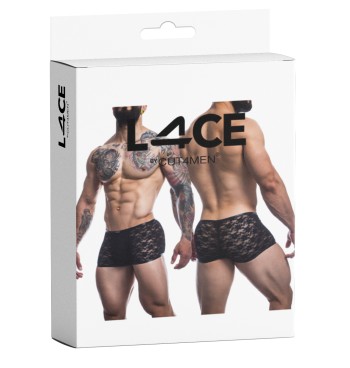 schwarzer Trunk Boxer Shorts L4CE05 - S