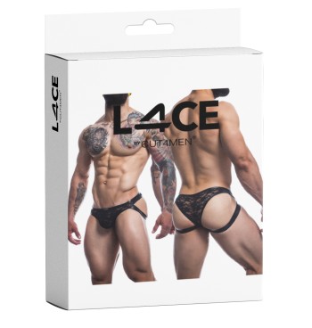 schwarzer Jockstrap Capri L4CE04 - XL