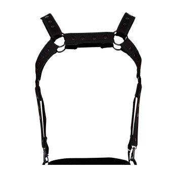 schwarzer Brust-Harness 05 - OS