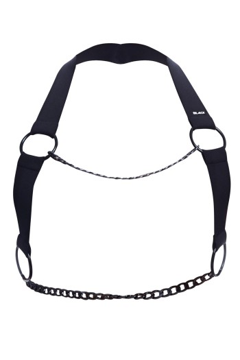 schwarzer Brust-Harness 03 - S/M