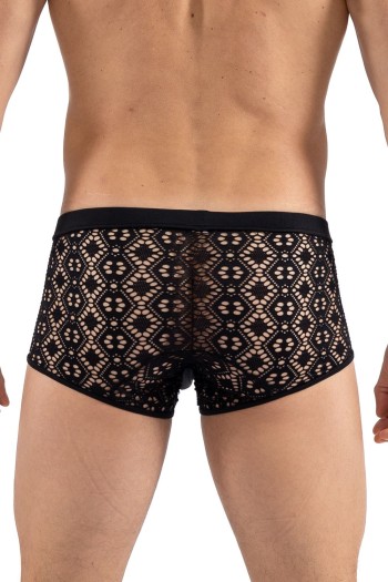 schwarzer Boxer Shorts 2407-67 - S