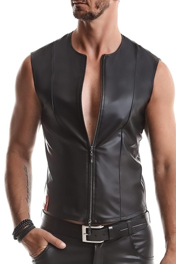 Herren Weste RMOttaviano001 schwarz - 4XL