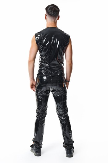 PVC Herren Weste RMTaddeoRBW schwarz - 2XL