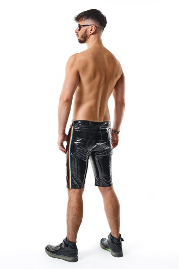 Herren PVC Shorts RMUmbertoRBW schwarz - S