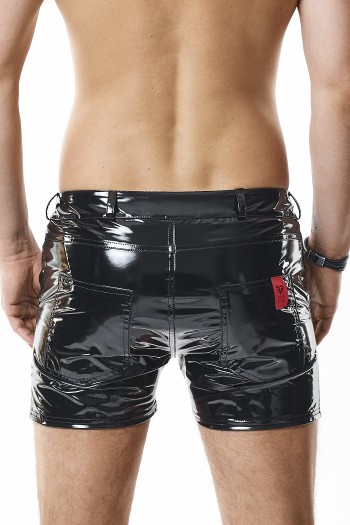 Herren PVC Shorts RMFabianoPVC schwarz - XL