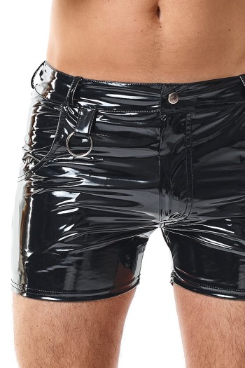 Herren PVC Shorts RMFabianoPVC schwarz - S