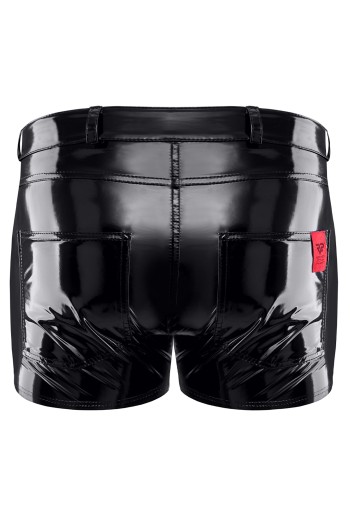 Herren PVC Shorts RMFabianoPVC schwarz - S