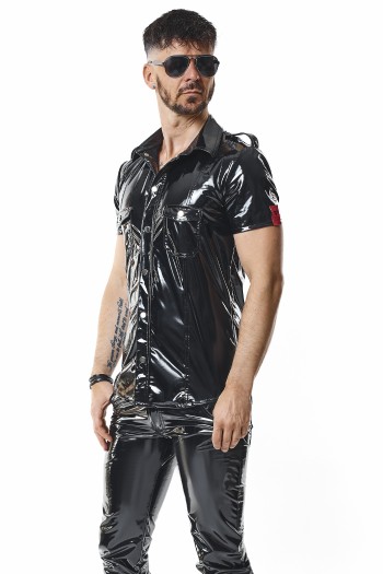 PVC Herren T-Shirt RMLeonardoPVC schwarz - XL