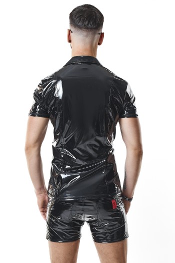 PVC Polo Shirt RMRodolfoPVC schwarz - 2XL