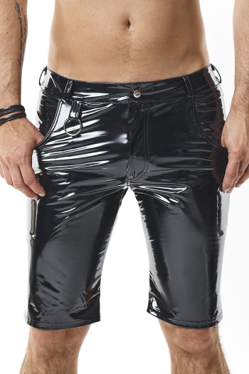 Herren PVC Shorts RMFlavioPVC schwarz - 2XL