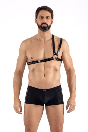 schwarzer Schulter-Harness  LM275018BLK von Look Me