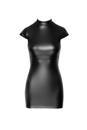 F309 Wetlook Minikleid - XL