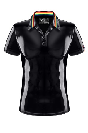 PVC Polo Shirt RMRaffaeleRBW schwarz - S