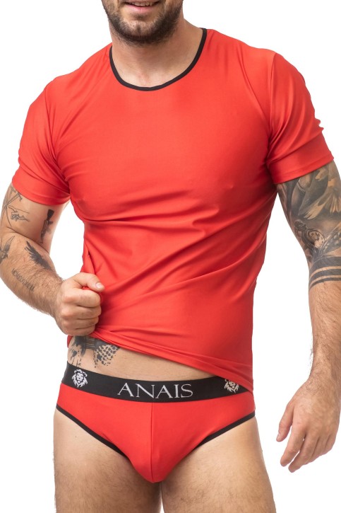 Herren T-Shirt 053508 rot - 2XL