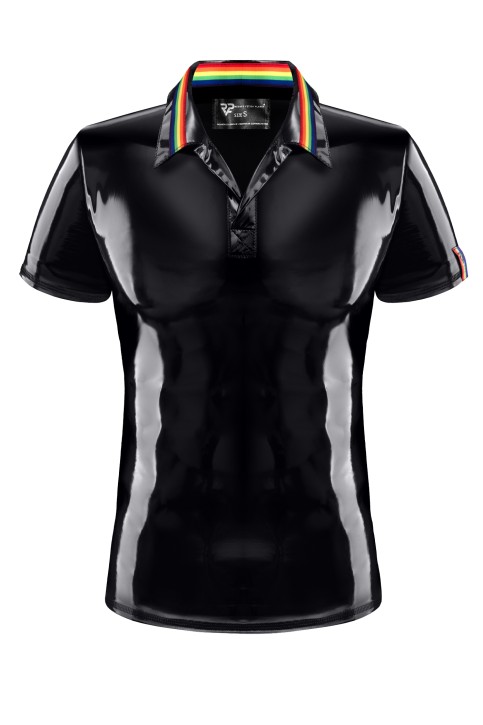 PVC Polo Shirt RMRaffaeleRBW schwarz - L