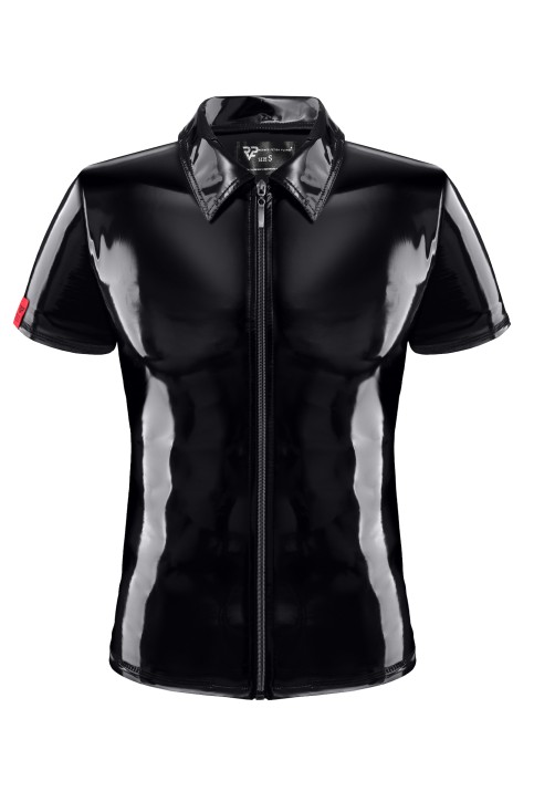 PVC Herren Polo Shirt RMRoccoPVC schwarz - L